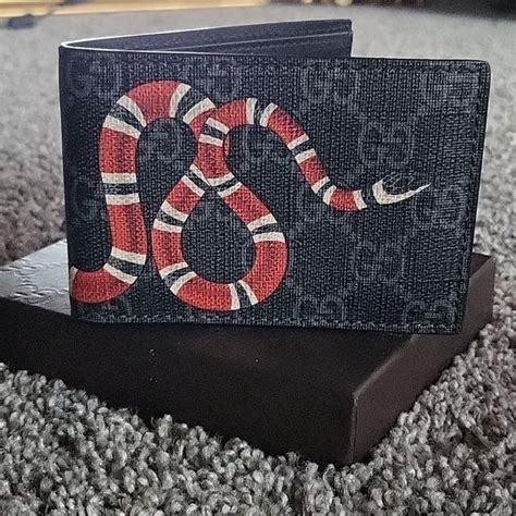 gucci snake gold|authentic gucci snake wallet.